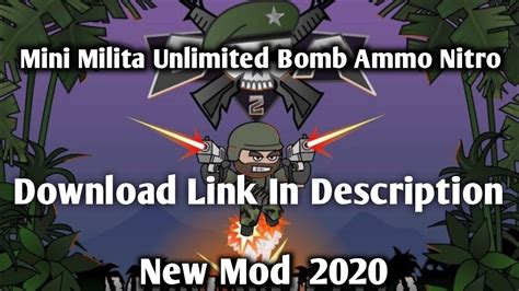 mini militia 3.0.27 unlimited ammo and nitro download
